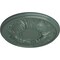 Ekena Millwork Wakefield Ceiling Medallion (Fits Canopies up to 3 5/8"), 11 3/4"OD x 1 1/4"P, Cloud Burst CM11WACBF - alternate 2
